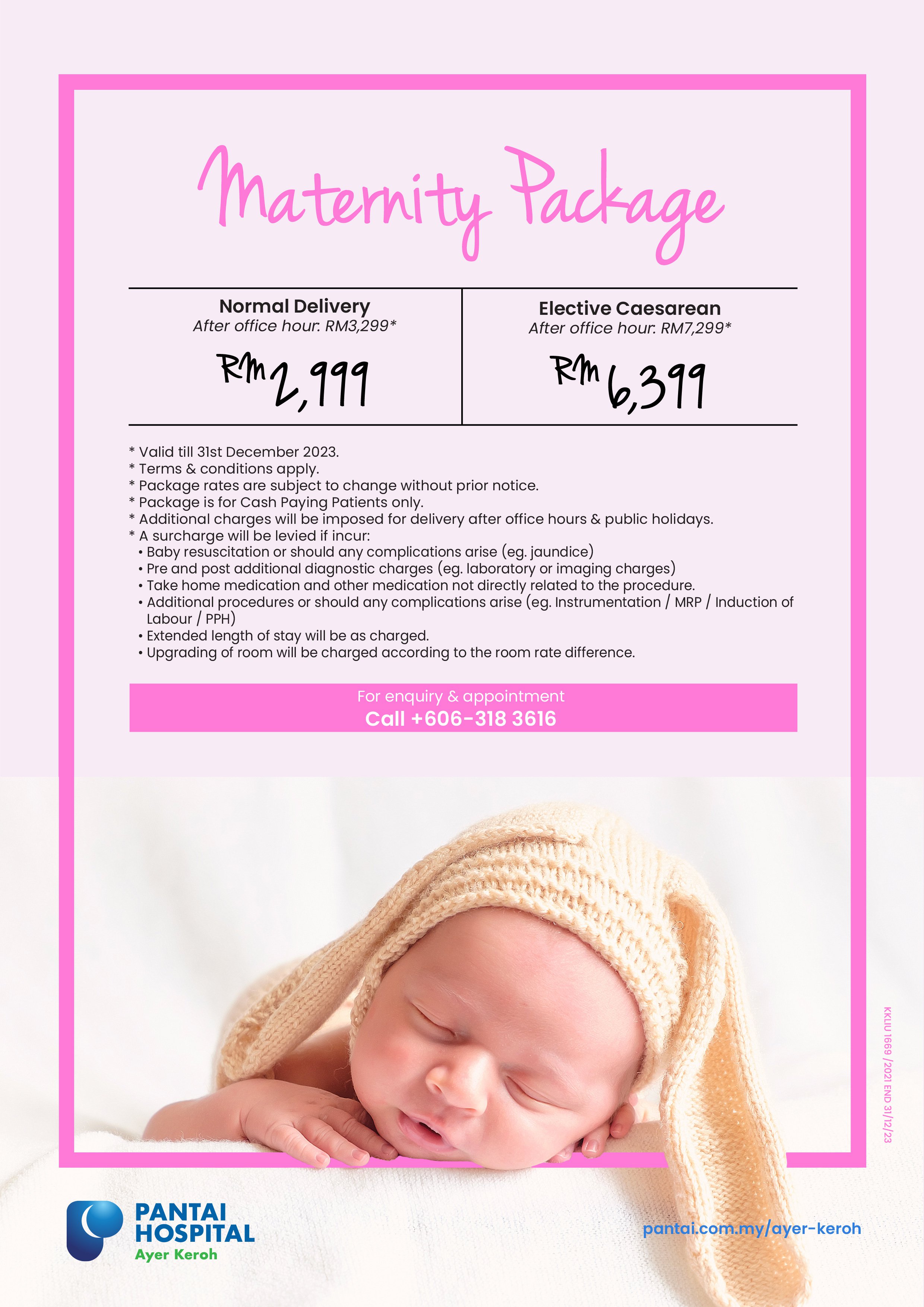 Maternity Packages | Pantai Hospital Ayer Keroh